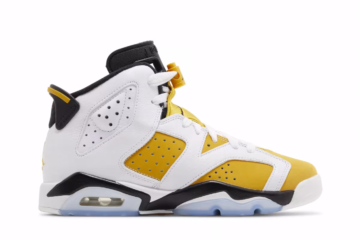 Air Jordan 6 GS Yellow Ochre, view 2