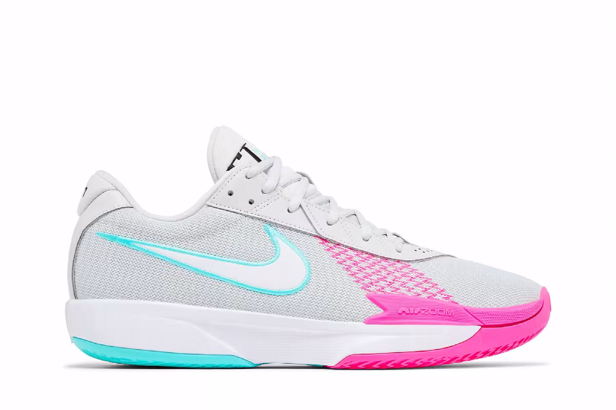 Nike Air Zoom GT Cut Academy Photon Dust Pink Blast Turquoise, view 2