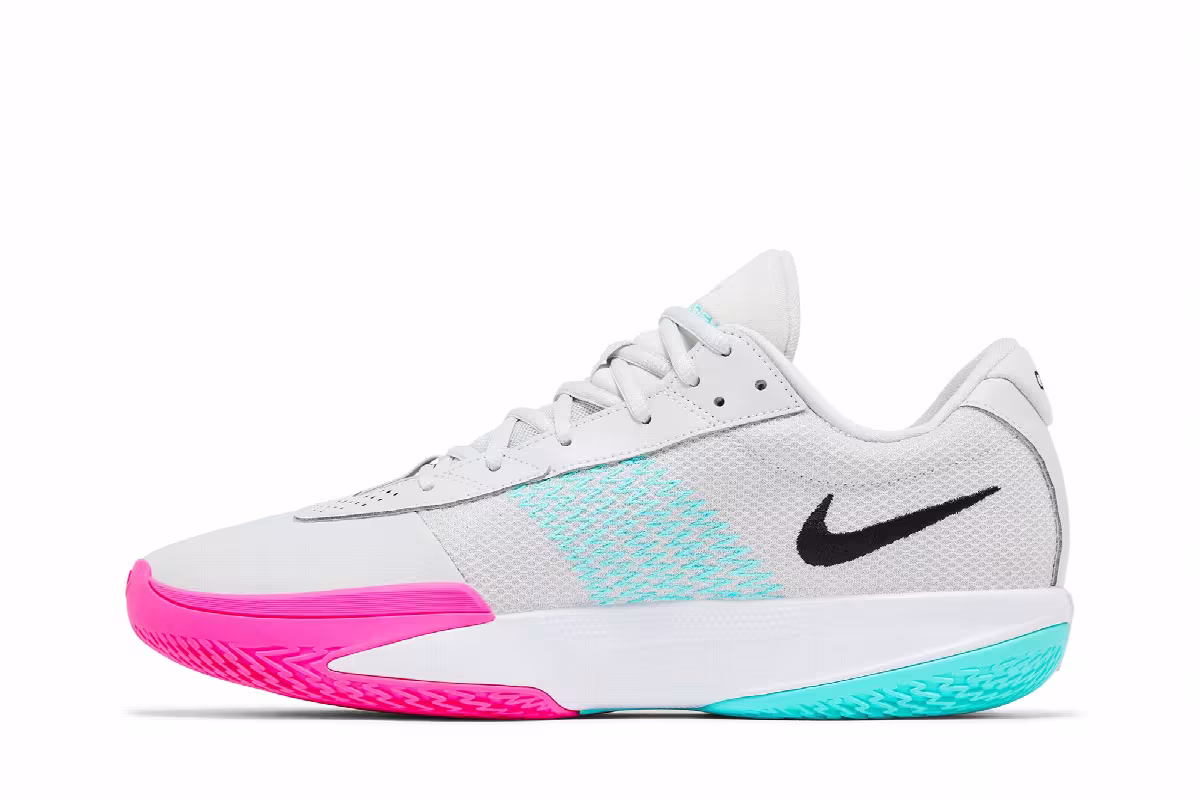 Nike Air Zoom GT Cut Academy Photon Dust Pink Blast Turquoise, view 4
