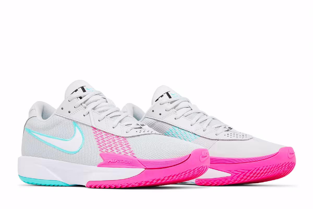 Nike Air Zoom GT Cut Academy Photon Dust Pink Blast Turquoise, view 9