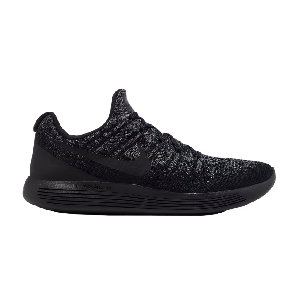 Nike Lunarepic Low Flyknit 2 Black Dark Grey