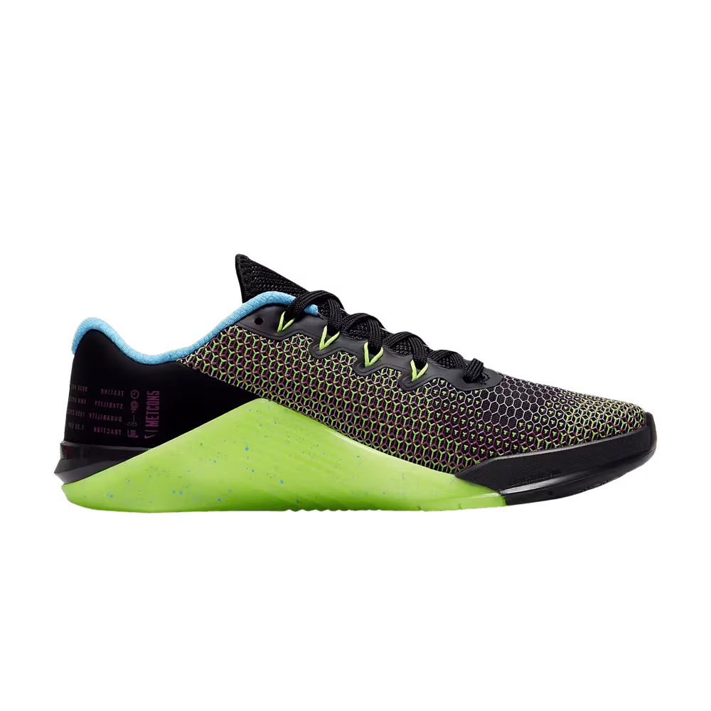 Nike Women's Metcon 5 AMP Black Green Strike
