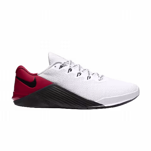 Nike Metcon 5 + 'White Black Red'
