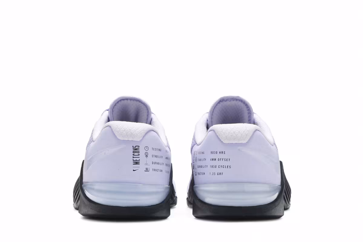 Nike Women's Metcon 5 Lavender Mist, view 7