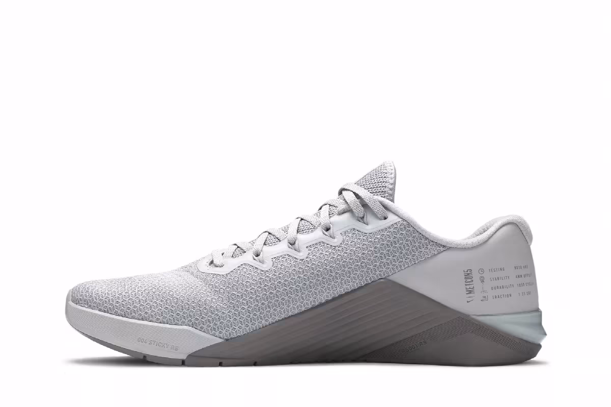 Nike Metcon 5 Gunsmoke Wolf Grey, view 4