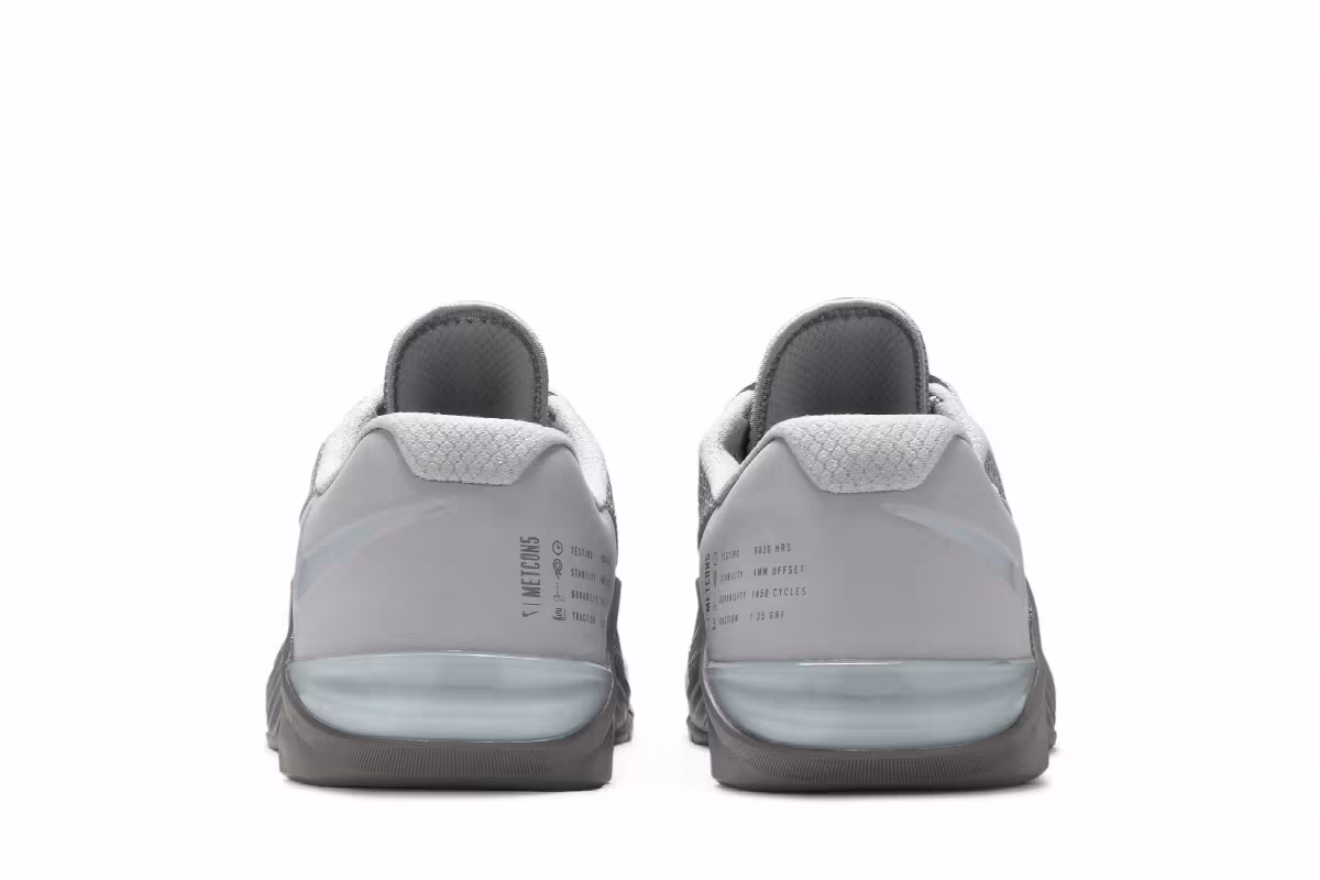 Nike Metcon 5 Gunsmoke Wolf Grey, view 7