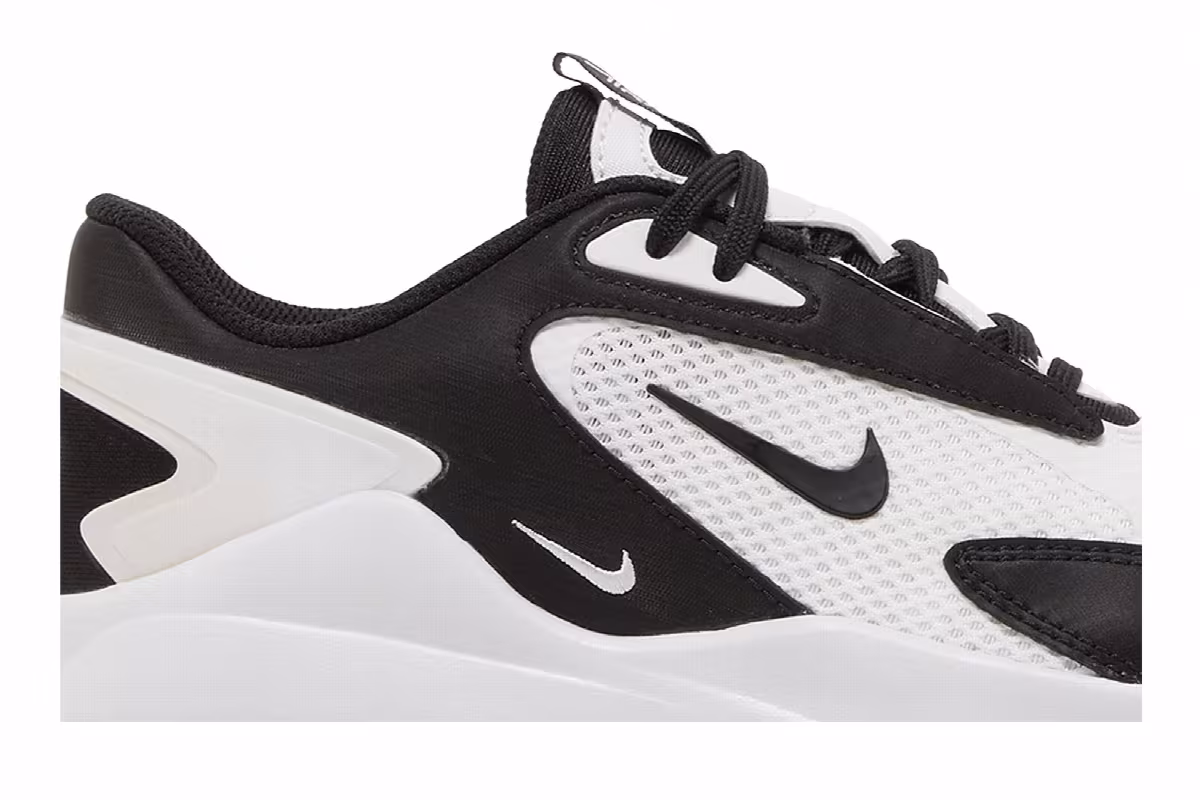 Nike Women's Air Max Bolt White Black, view 3