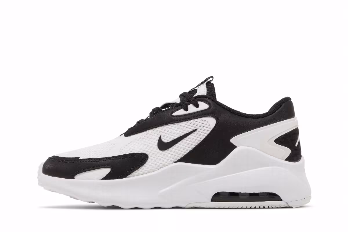 Nike Women's Air Max Bolt White Black, view 4