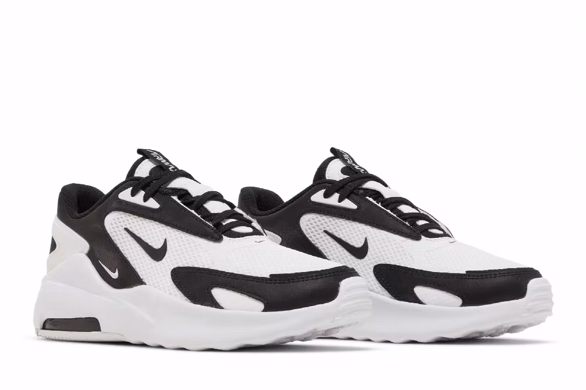 Nike Women's Air Max Bolt White Black, view 9
