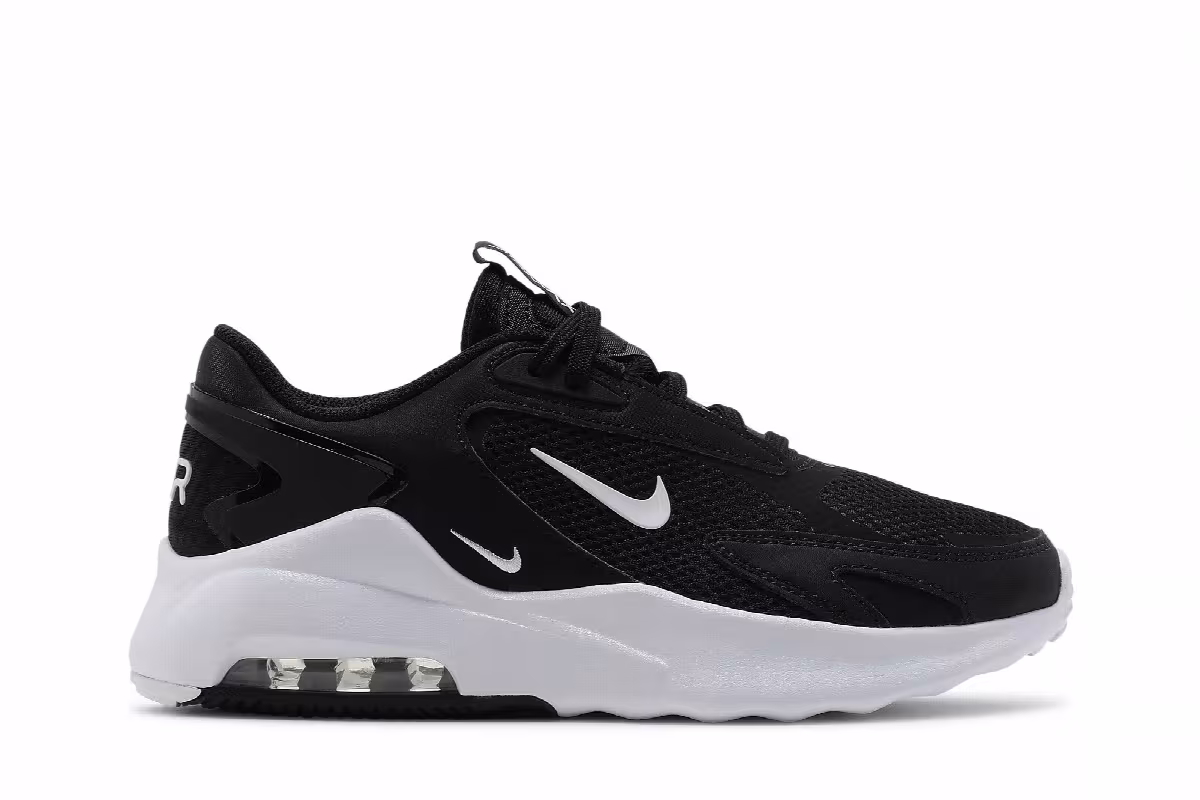 Nike Women's Air Max Bolt Black White, view 2