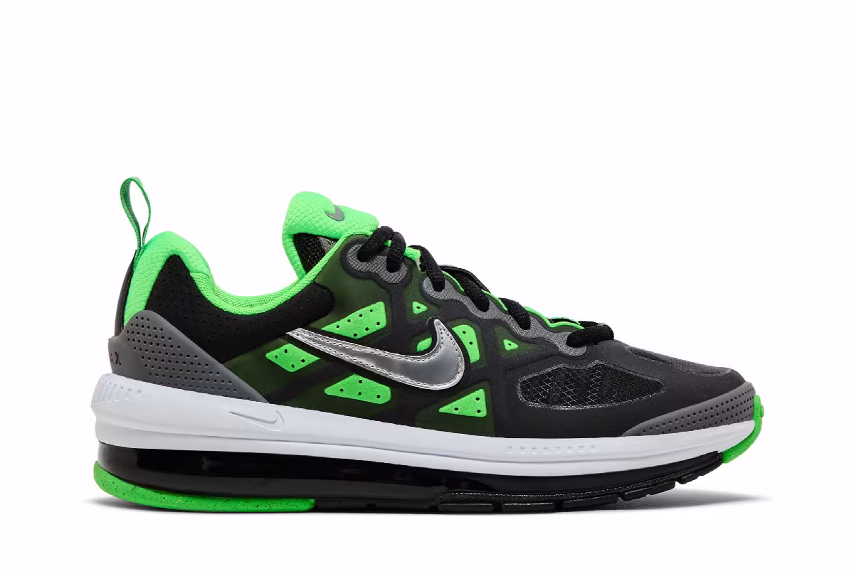 Nike Air Max Genome GS Black Green, view 2