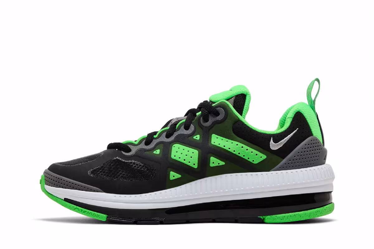 Nike Air Max Genome GS Black Green, view 4