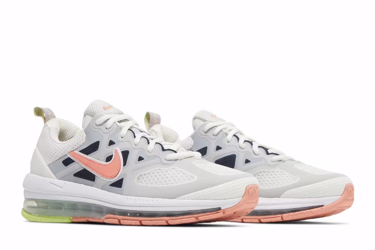 Nike Women's Air Max Genome White Crimson Bliss, view 9