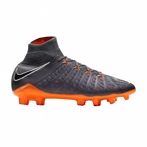 Nike Hypervenom 3 Elite DF FG GS 'Dark Grey Total Orange'