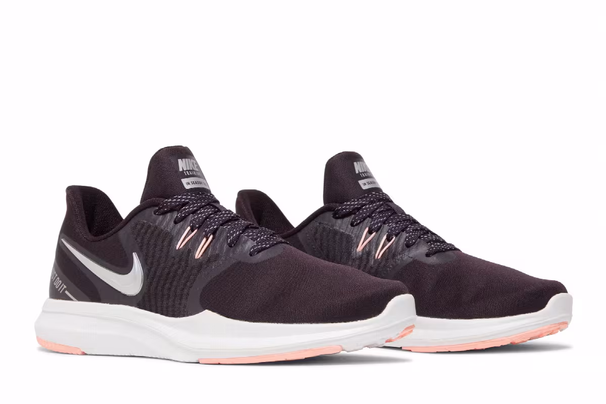 Nike Women's In-Season TR 8 Burgundy Ash, view 9