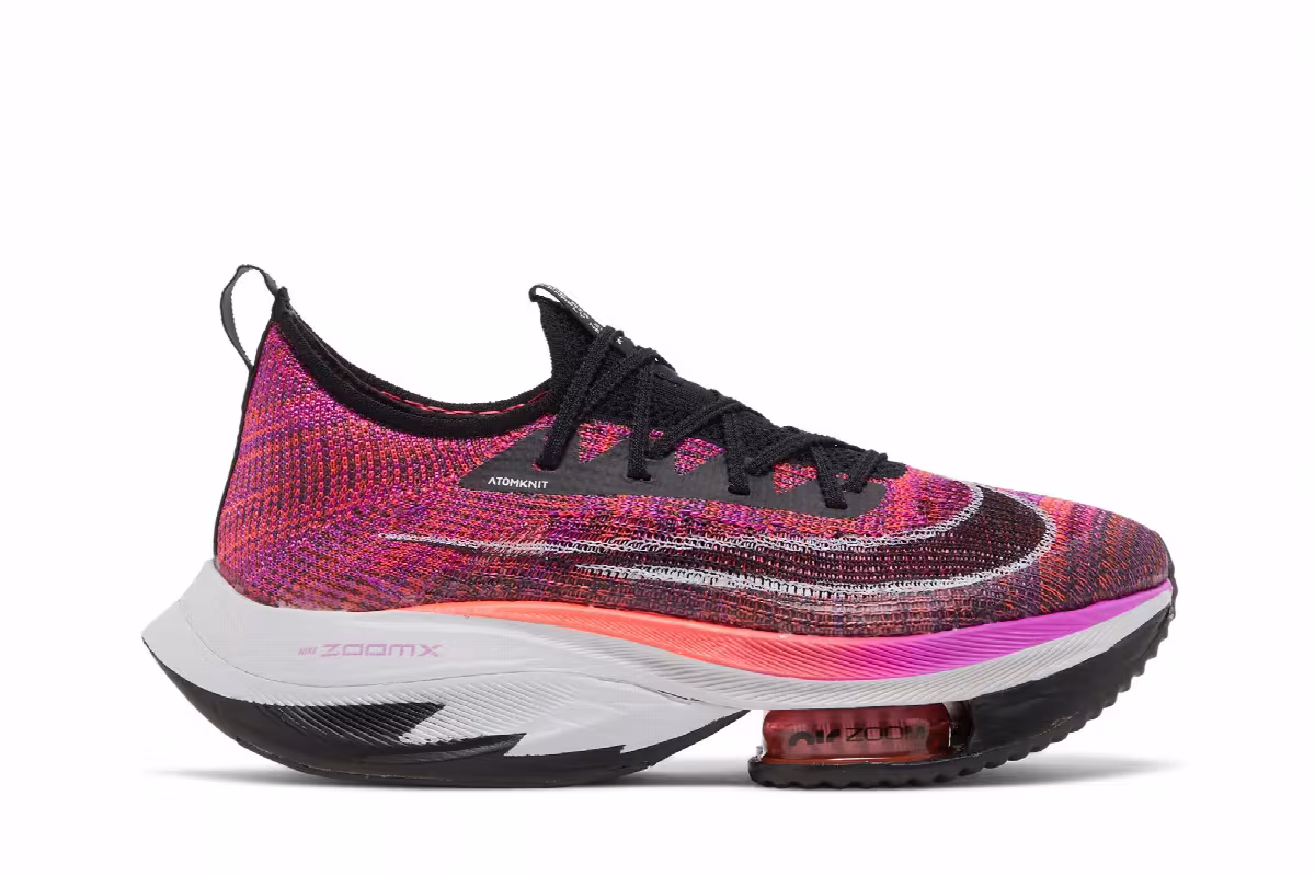 Nike Women's Air Zoom Alphafly NEXT% Flyknit Hyper Violet, view 2