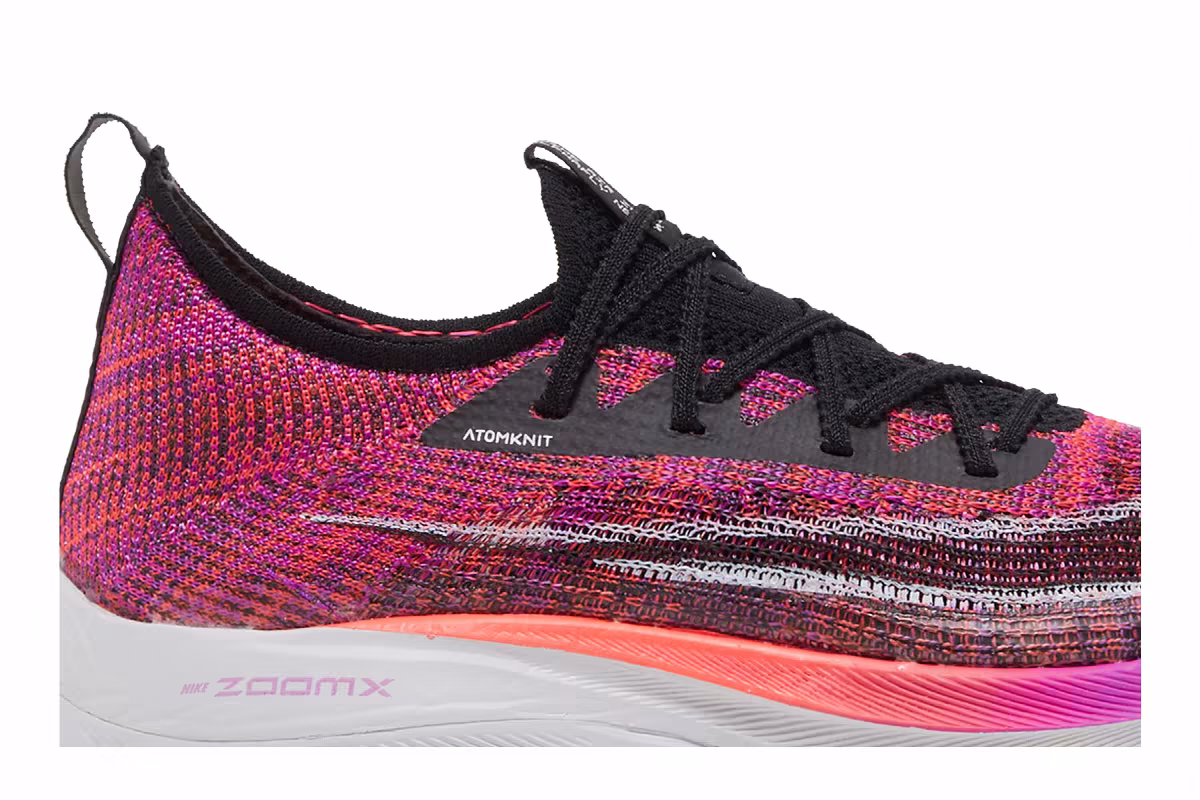 Nike Women's Air Zoom Alphafly NEXT% Flyknit Hyper Violet, view 3