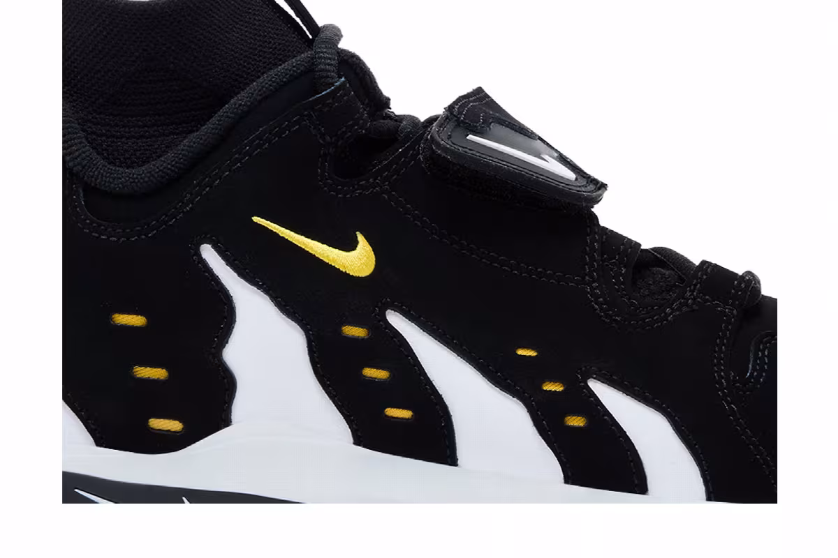 Nike Alpha DT Max ‘96 Cleat Black White Varsity Maize, view 3