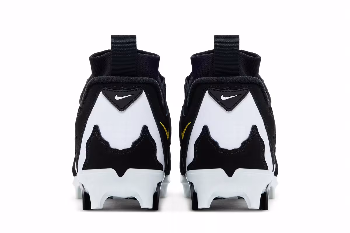 Nike Alpha DT Max ‘96 Cleat Black White Varsity Maize, view 7