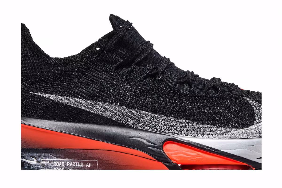 Nike Air Zoom Alphafly NEXT% 3 'Black Bright Crimson Wolf Grey', view 3