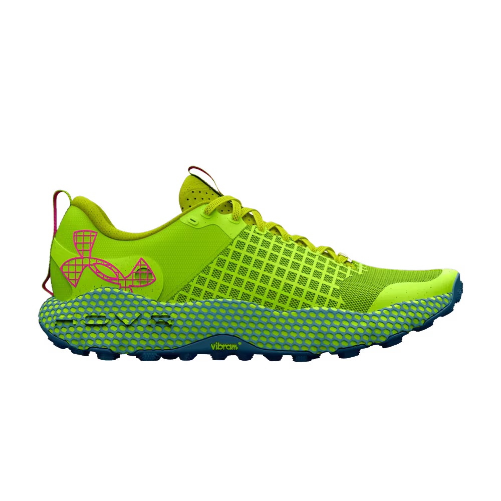 Under Armour HOVR Ridge Lime Surge Rebel Pink