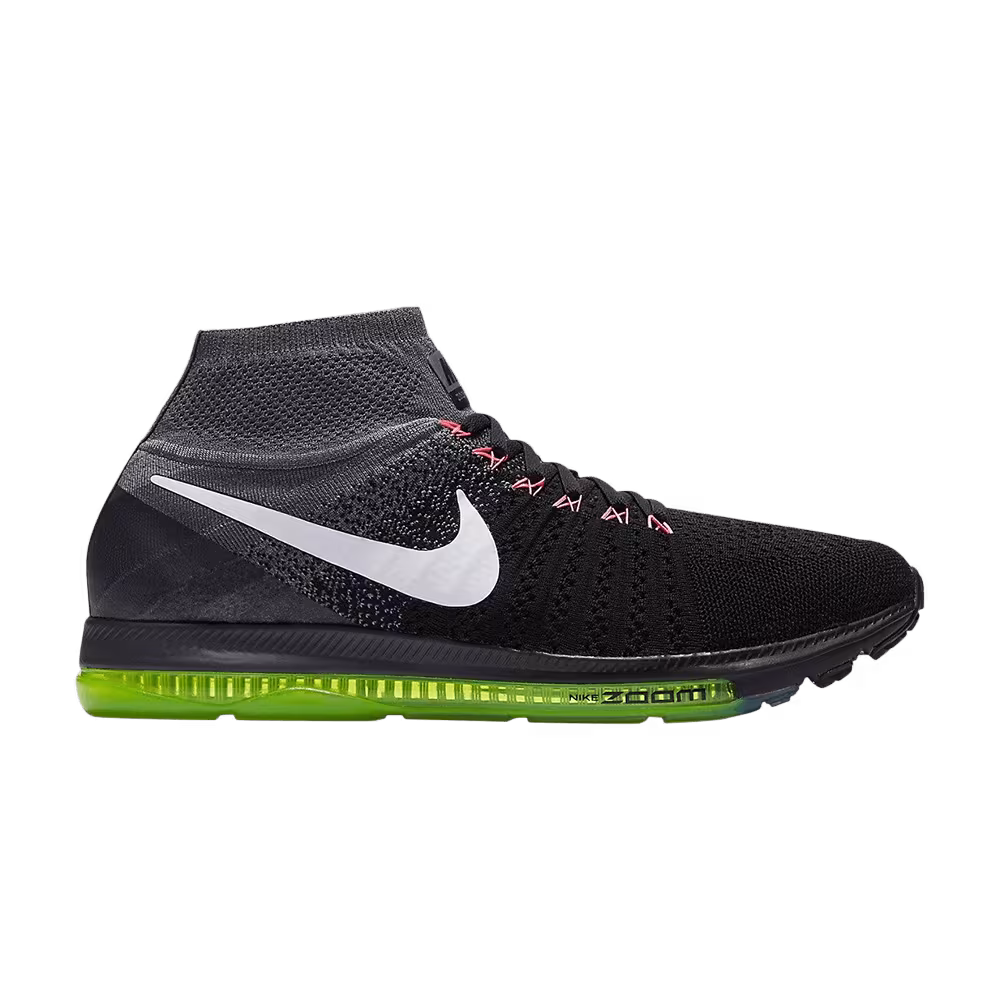 Nike Zoom All Out Flyknit Black White Volt