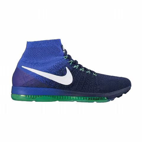 Nike Zoom All Out Flyknit 'College Navy Electro Green'