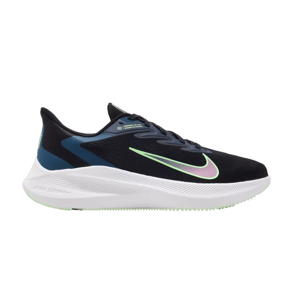 Nike Zoom Winflo 7 Black Valerian Blue
