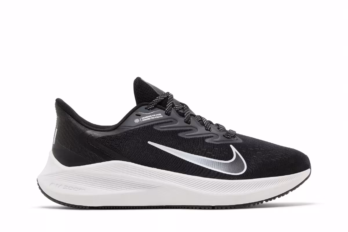 Nike Women's Zoom Winflo 7 Black Anthracite, view 2