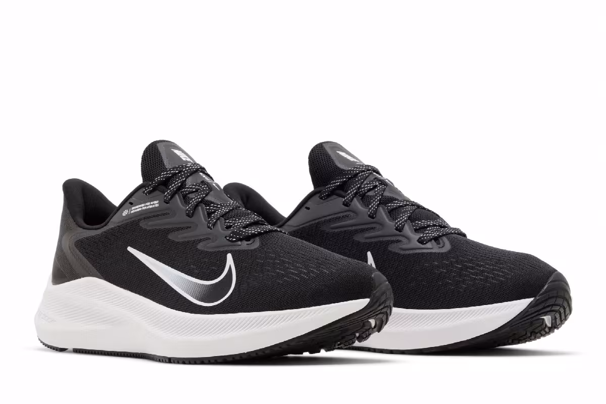 Nike Women's Zoom Winflo 7 Black Anthracite, view 9