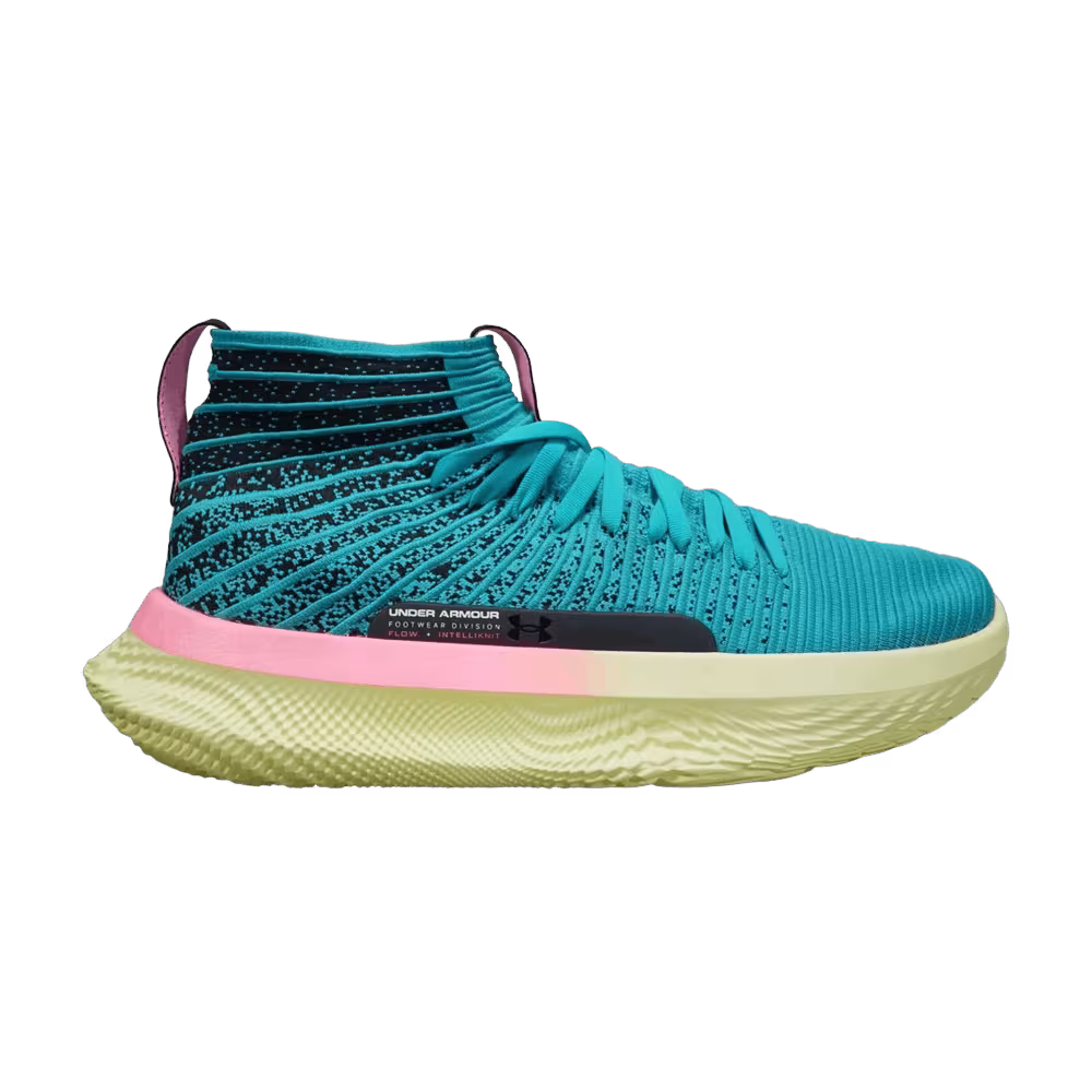 Under Armour Flow FUTR X Elite Teal Pink Yellow