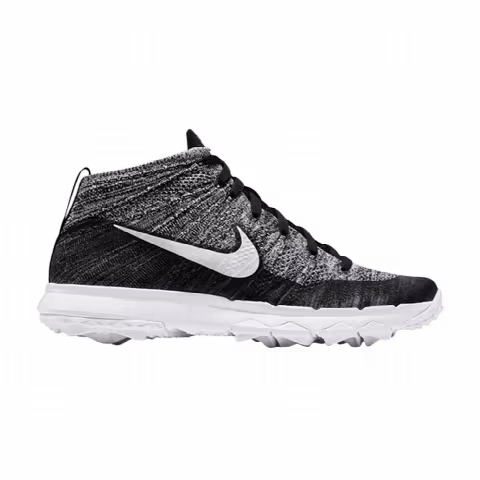Nike Flyknit Chukka Golf 'Black White'