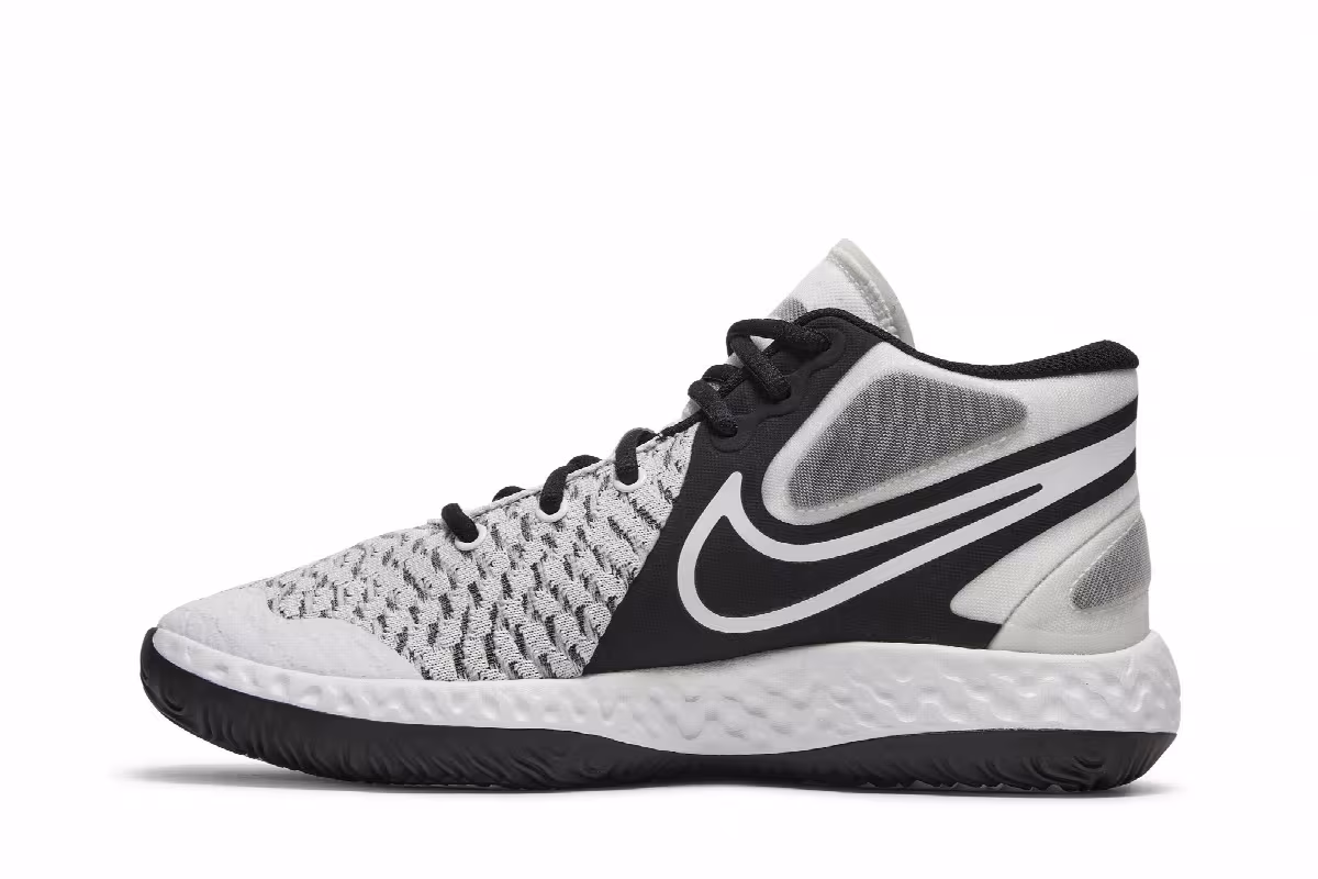 Nike KD Trey 5 VIII EP White Black, view 4