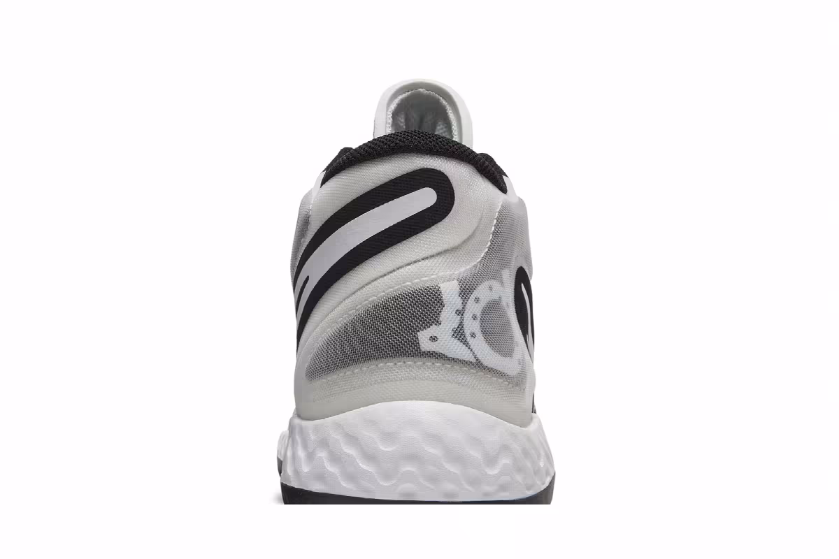 Nike KD Trey 5 VIII EP White Black, view 8