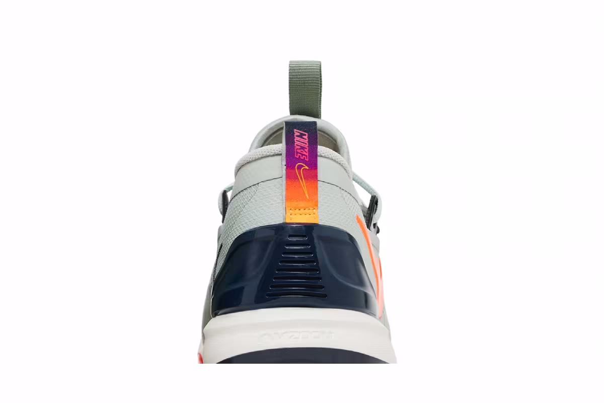 Nike Force Trout 9 Elite MCS Light Silver Orange, view 8