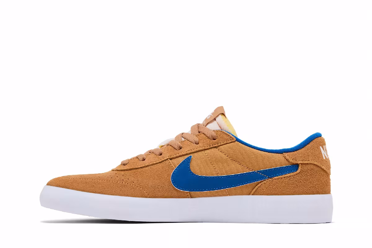 Nike Heritage Vulc SB Flax Team Royal, view 4