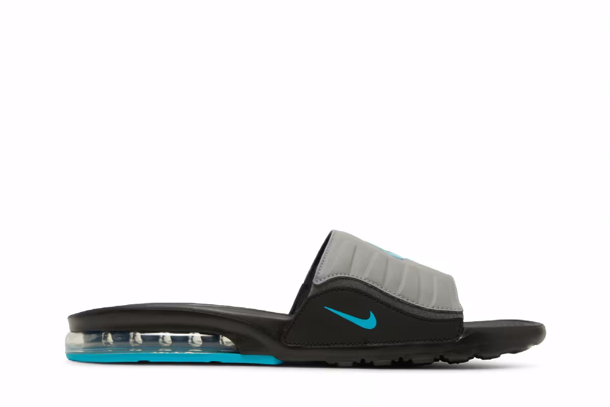 Nike Air Max Camden Slide Black Chlorine Blue, view 2