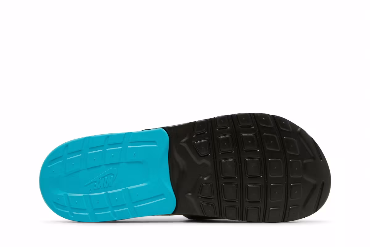 Nike Air Max Camden Slide Black Chlorine Blue, view 5