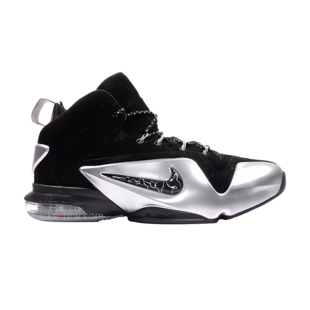 Nike Zoom Penny VI Premium Black Metallic Silver