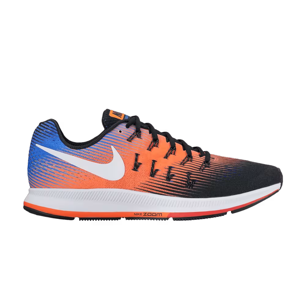 Nike Air Zoom Pegasus 33 Black Hyper Orange Blue