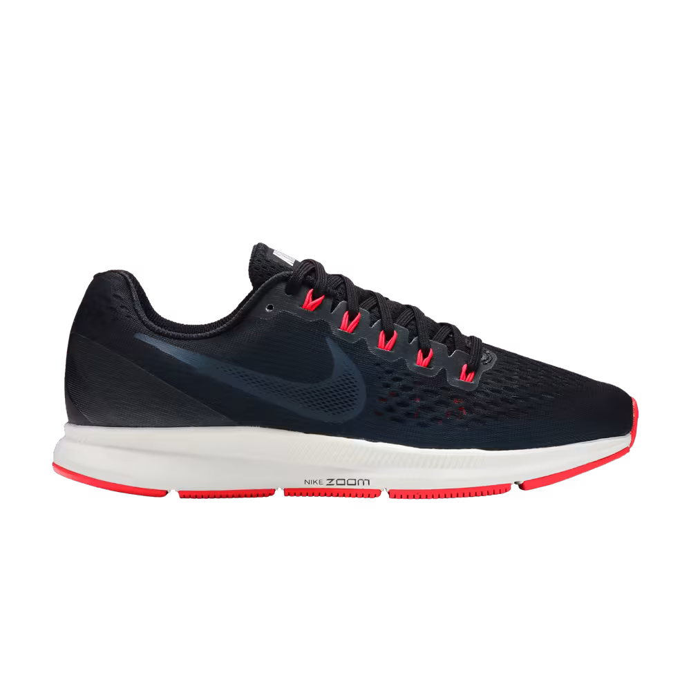 Nike Air Zoom Pegasus 34 Black Red Orbit