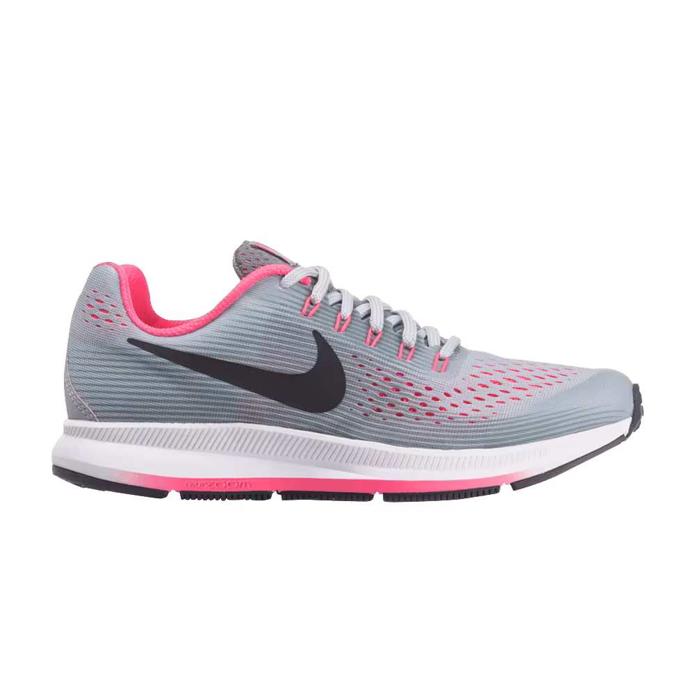 Nike Air Zoom Pegasus 34 GS Wolf Grey Pink