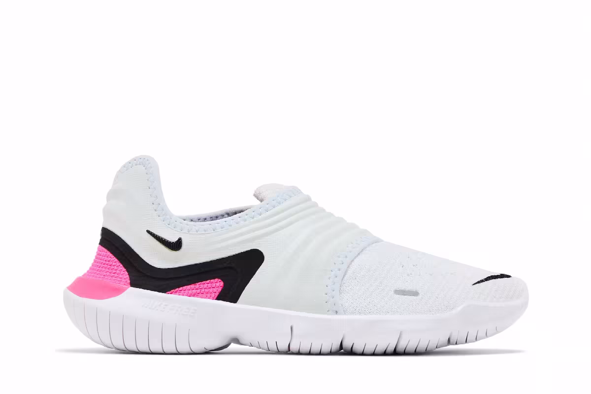 Nike Women's Free RN Flyknit 3.0 Half Blue, view 2