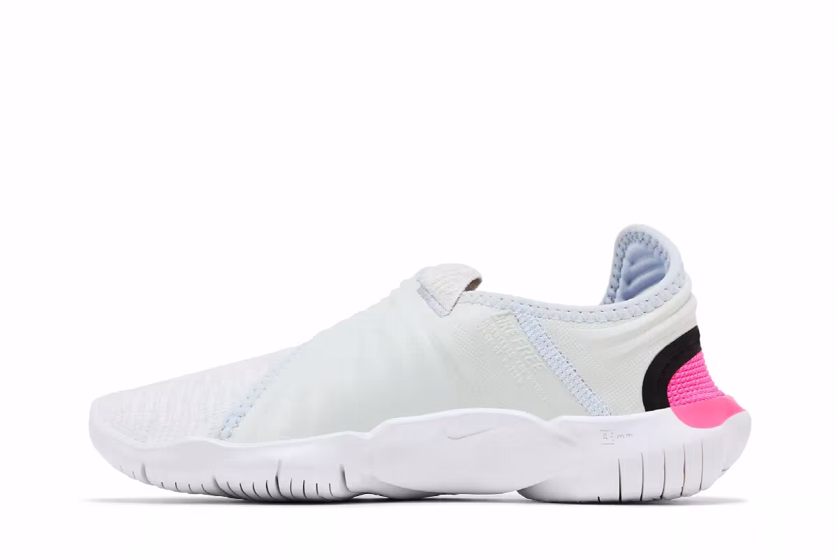 Nike Women's Free RN Flyknit 3.0 Half Blue, view 4