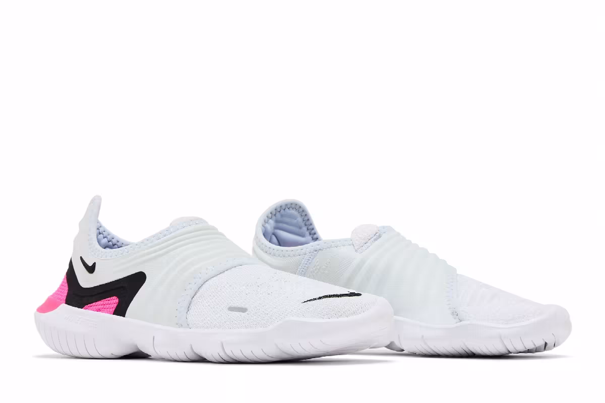 Nike Women's Free RN Flyknit 3.0 Half Blue, view 9