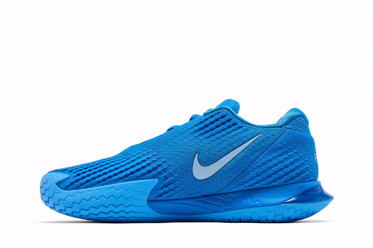 NikeCourt Zoom Vapor Cage 4 Rafa Light Photo Blue, view 4