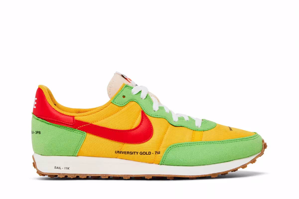 Nike Challenger OG University Gold Green Nebula, view 2