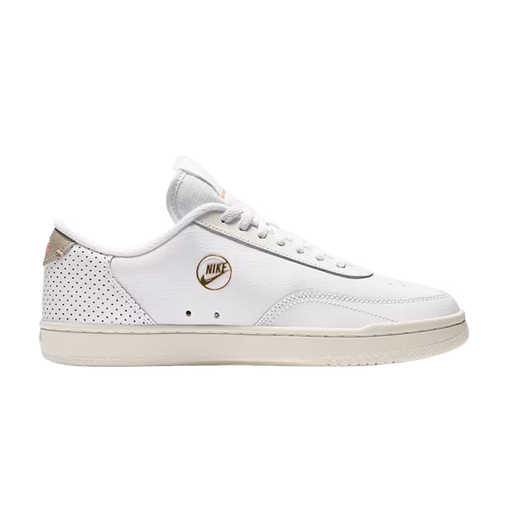 Nike Women's Court Vintage Premium White Sail Stone Atomic Pink