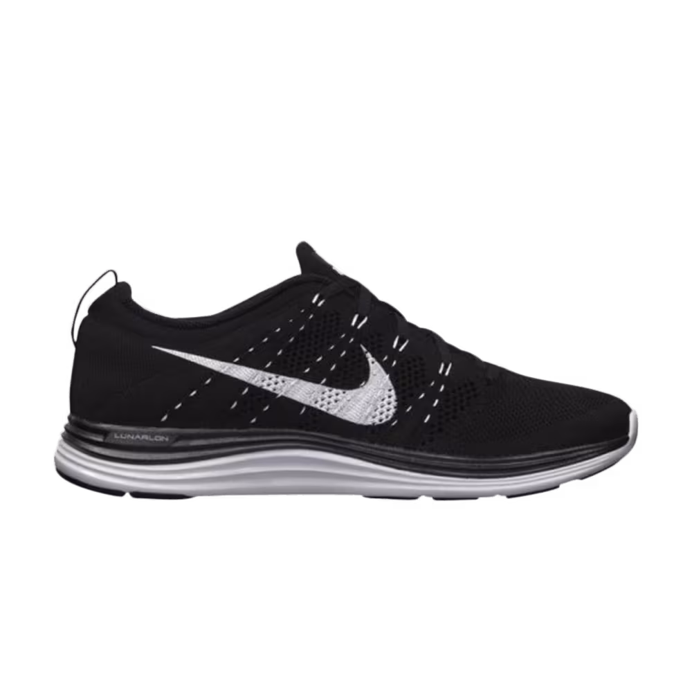 Nike Flyknit Lunar1+ Black White