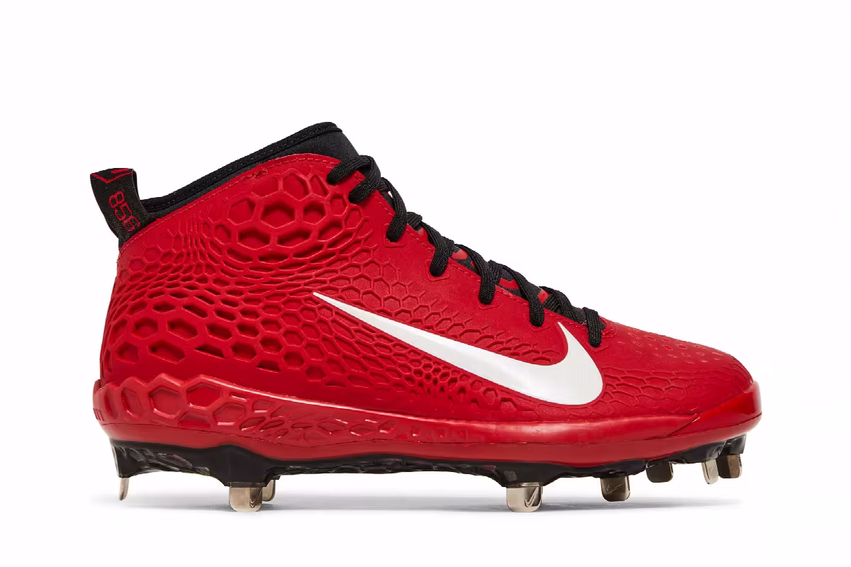 Nike Force Zoom Trout 5 University Red, view 2